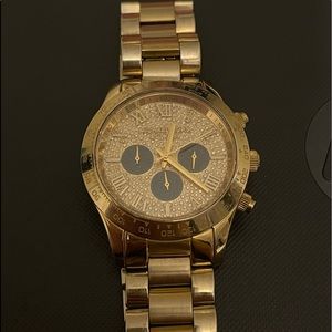 Michael Kors Oversized Hold Tone Watch